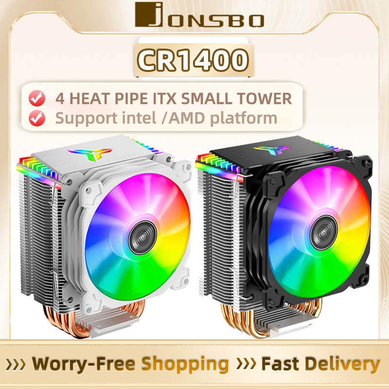 Pc Gaming Jonsbo - JONSBO CR-1400 4 ヒートパイプ ARGB タワー
