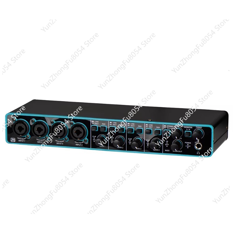 Sound Card Usb - プロフェッショナル第3世代4x4 USBコンピューターオーディオインターフェース24ビット192KHz 48vファンタム電源ノイズキャンセリングサウンドカード