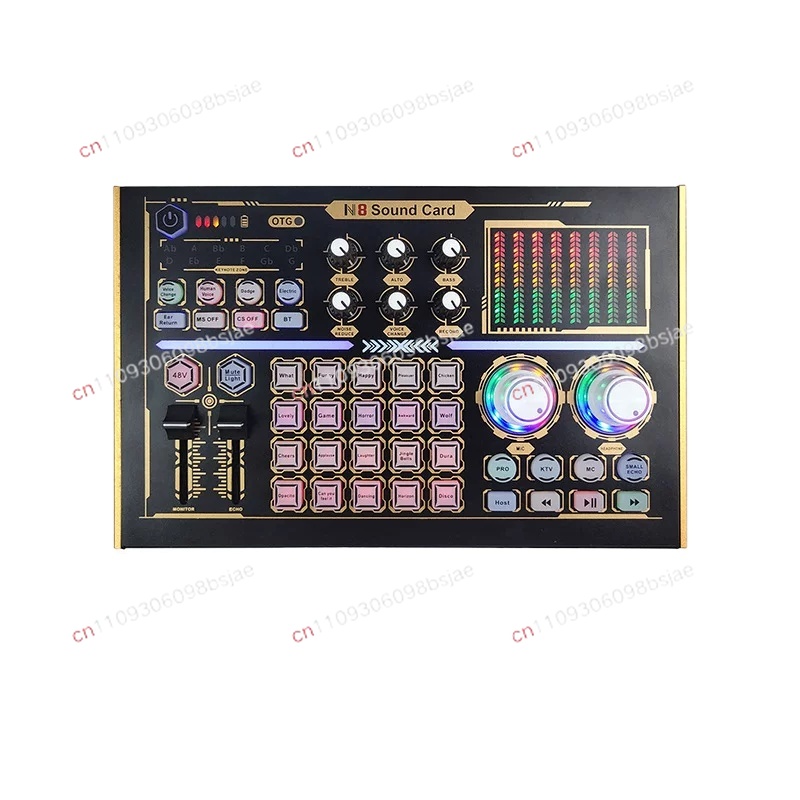 Sound Card Usb - GAX-N8 家庭用携帯電話コンピューターライブサウンドカード、英語版外部USB Bluetoothサウンドカード
