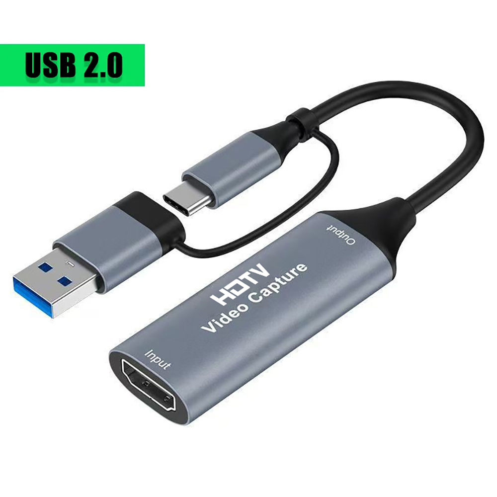 Capture Card Hdmi - 2 in 1 USB 3.0ビデオキャプチャカード 4K