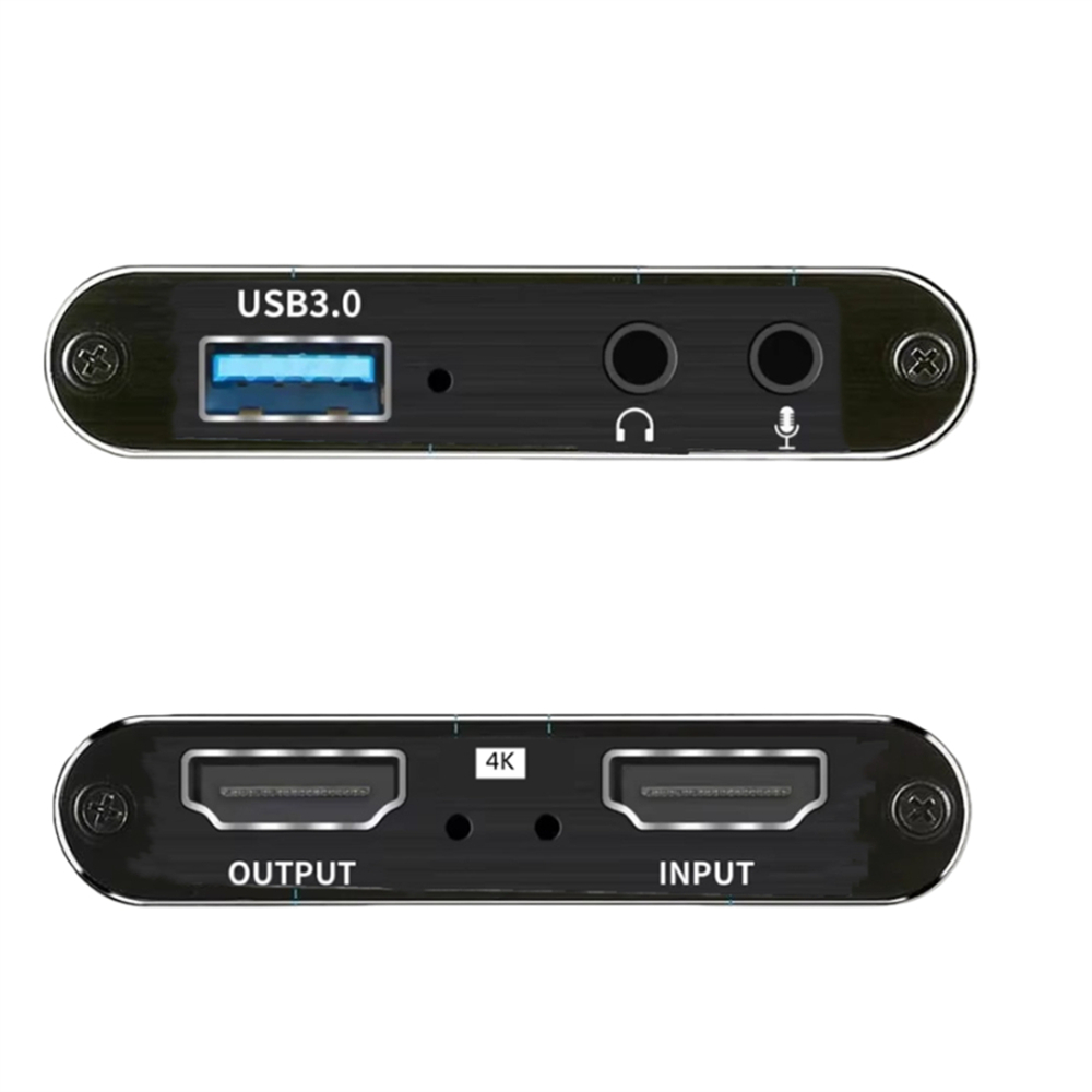 Capture Card Hdmi - Roreta 4K USB 3.0 ビデオキャプチャカード、HDMI対応HDTVレコーダー、ゲーム録画、PC、ゲームオーディオ＆マイク用