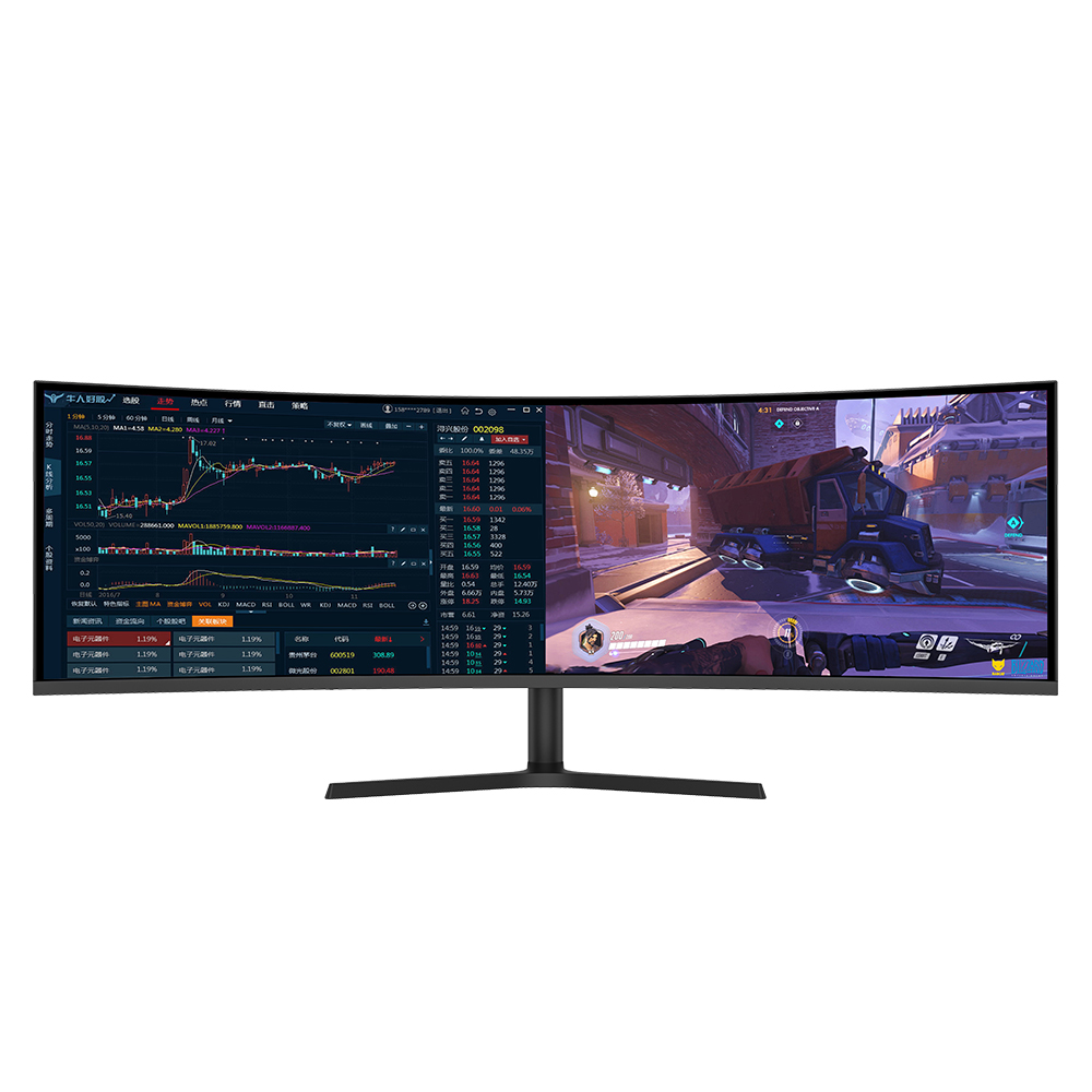 Pc Gaming Ultra - 49インチ ゲーミングPC用 ゲーミング165hzコンピューター ワイドウルトラ49 LEDディスプレイ LEDモニター