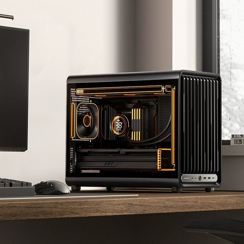 Pc Gaming Jonsbo - MATX 360水冷対応ガラスサイドスルーケース JONSBO D33 デスクトップゲーミングPCシャーシ