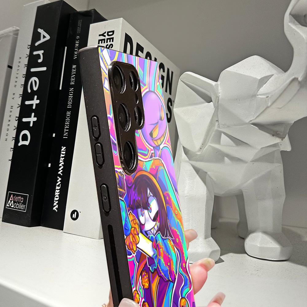 Pc Case Tempered Glass - アニメ「A-アメージング・デジタル・サーカス」スマホケース Samsung S26 Ultra S25 FE