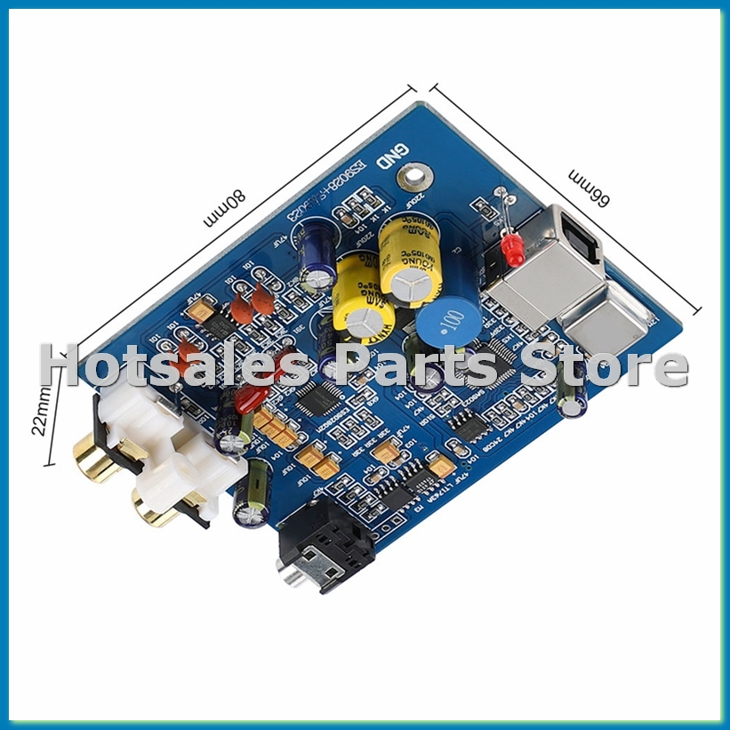Sound Card Usb - ミニ USB デコーダボード ES9028K2M+SA9023 フィーバーオーディオサウンドカードデコードモジュール DIY