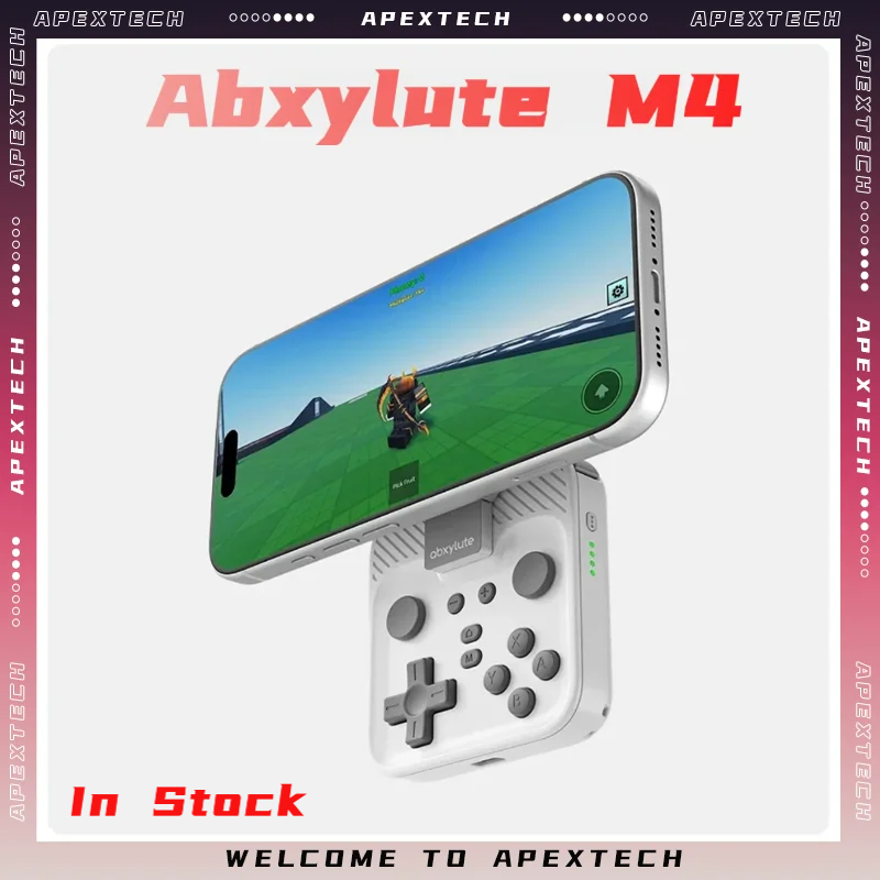 Pc Gaming On Mobile - Abxylute M4 磁気式スマホゲームパッド - IOS、Android、Switch、PC、クラウドゲーム、レトロエミュレーション対応のスナップオン式ポータブルコントローラー