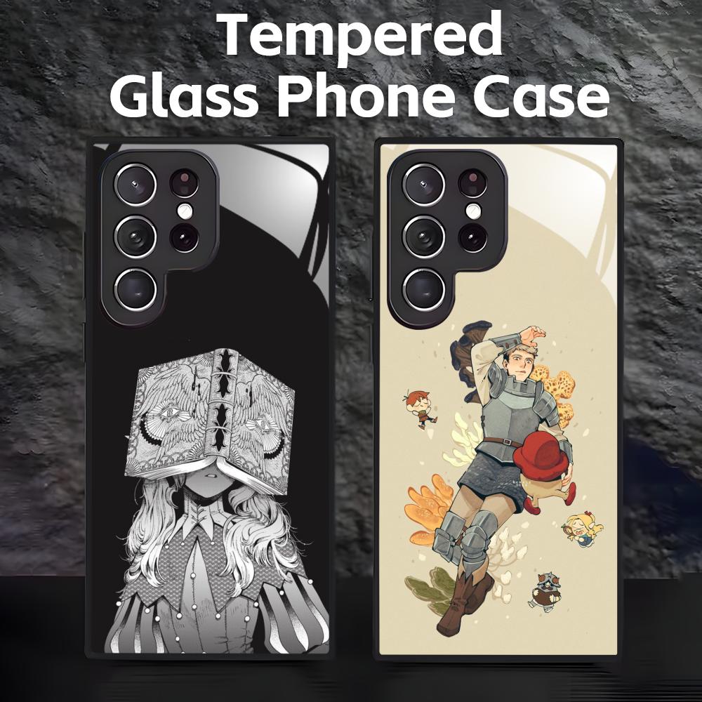 Pc Case Tempered Glass - デリシャス・イン・ダンジョン スマホケース Samsung S26 S25 S24