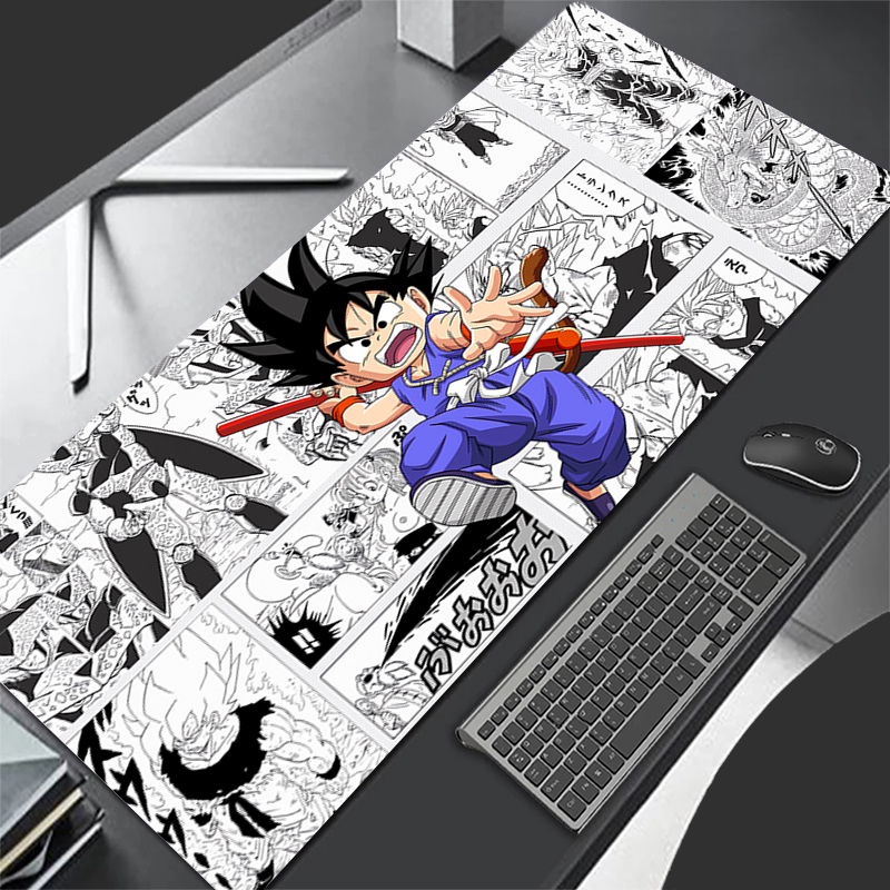 Pc Gaming Anime - マウスパッド コンピューター 新しい悟空マウスパッド ドラゴンボール キーボードパッド クールマウスマット