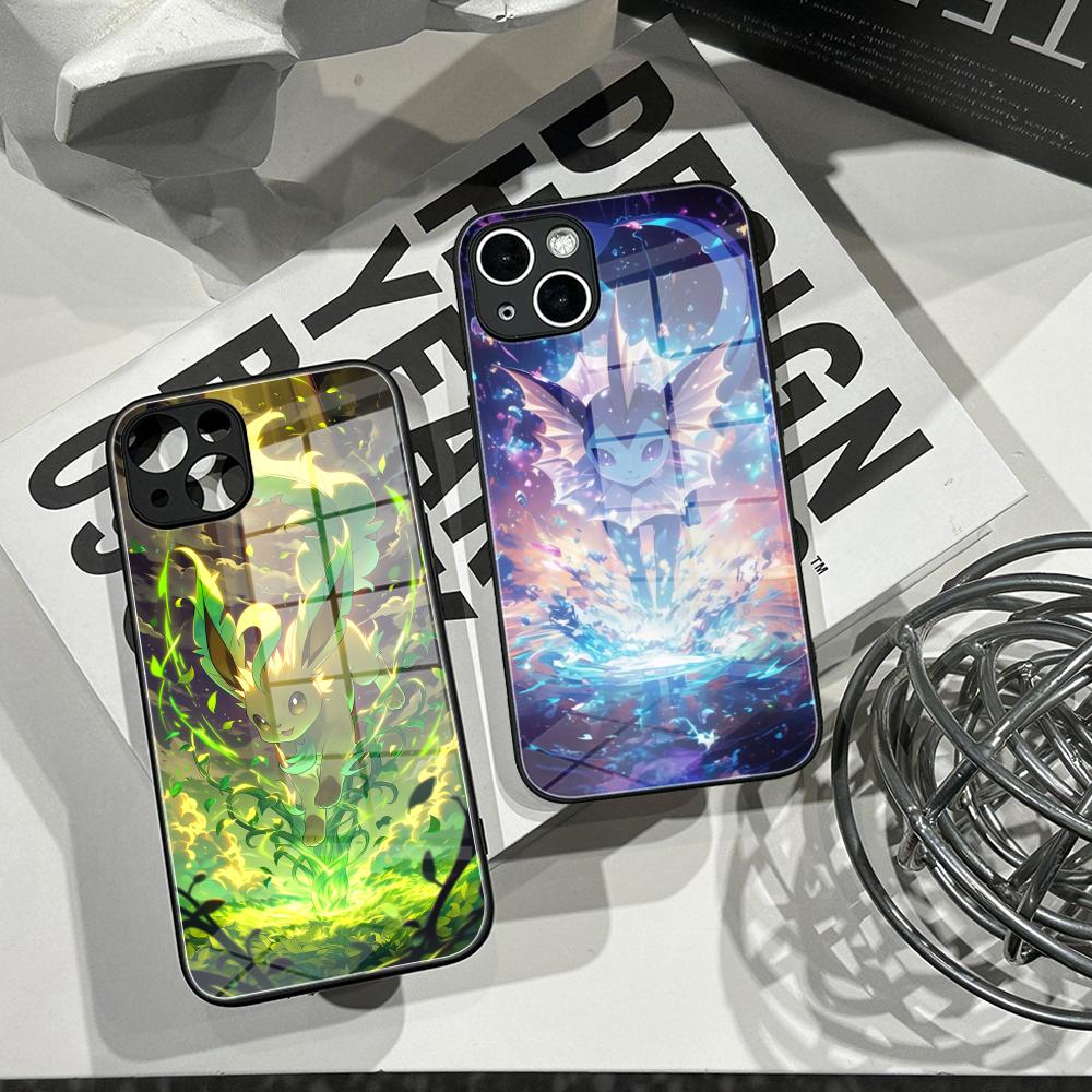 Pc Case Tempered Glass - P-ポケモンズ スマホケース 強化ガラスシェル iPhone 16ProMAX 14