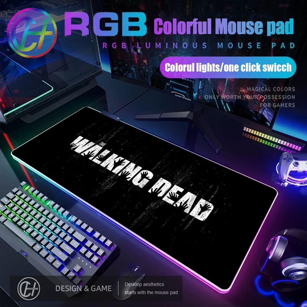 Rgb Mousepad - HYBXAXC 900X400X4MM ザ・ウォーキング・デッド マウスパッド RGB ゲーミングマウスパッド
