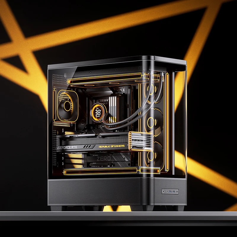 JONSBO TK-5 ホワイト/ブラック ATX PCケー - Pc Gaming Jonsbo のレビューと価格
