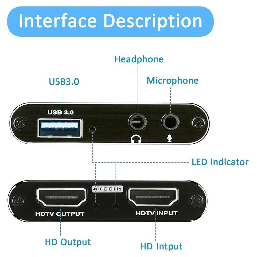 4K HDMI対応 USB 3.0 1080P@60Hz ビ - Capture Card Hdmi のレビューと価格