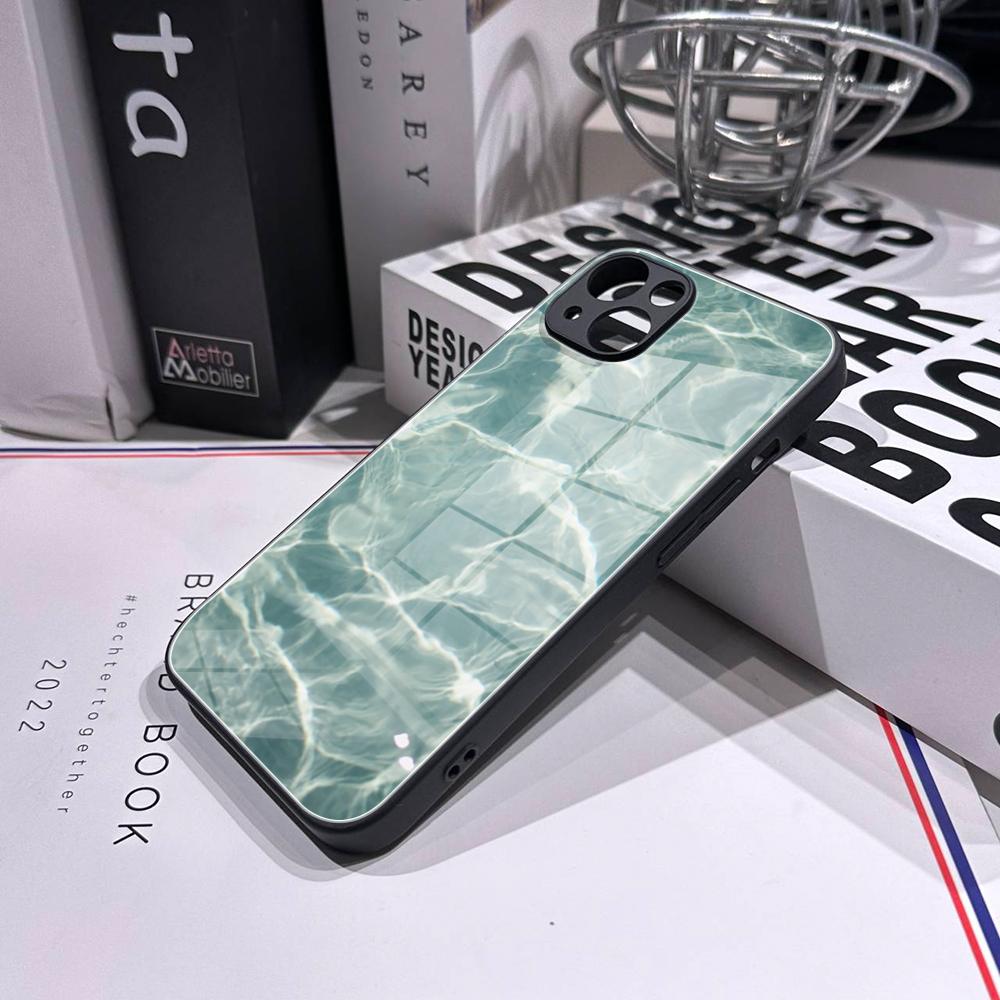 ハイエンドな新しい水波模様デザインのスマホケース、強化ガラス - Pc Case Tempered Glass のレビューと価格