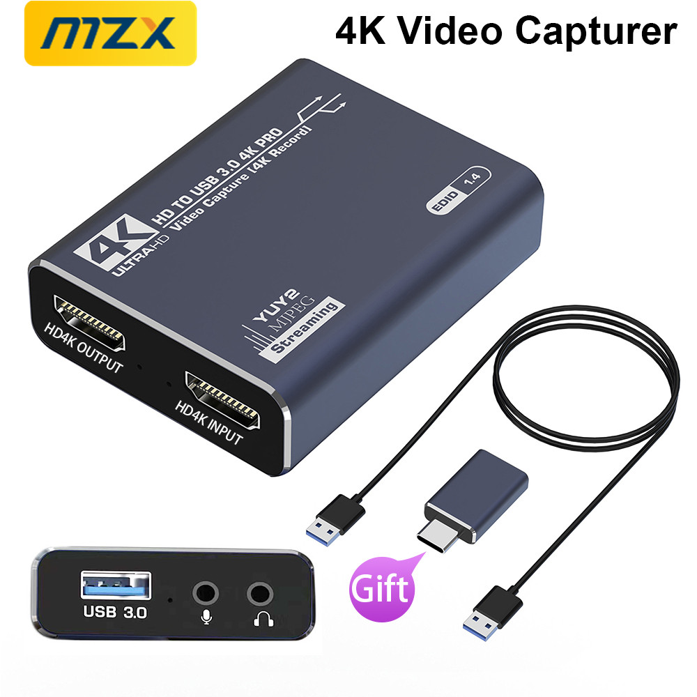 MZX 4K ビデオキャプチャカードボード 録画 HDMI  - Capture Card Hdmi のレビューと価格