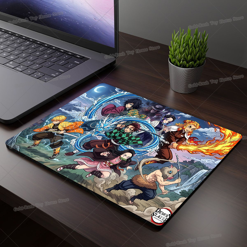 竈門炭治郎禰豆子小型マウスパッドデーモンスレイヤーノンスリッ - Pc Gaming Anime のレビューと価格