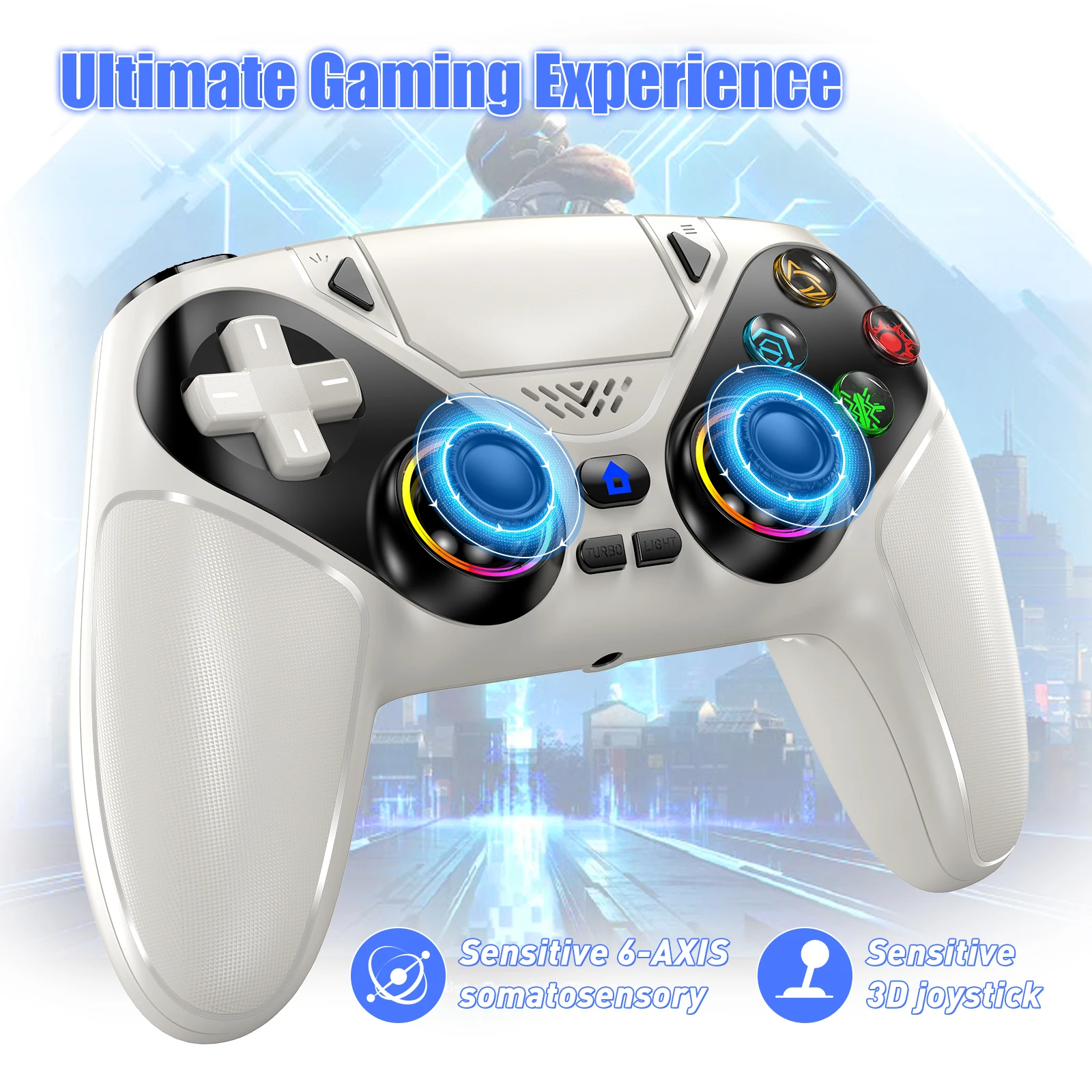 ワイヤレスコントローラーゲームパッド プレイステーション5  - Pc Gaming Ps5 のレビューと価格