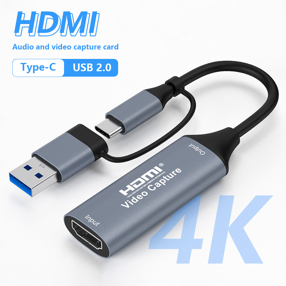 4K 2in1 USB 2.0 ビデオキャプチャカード US - Capture Card Hdmi のレビューと価格