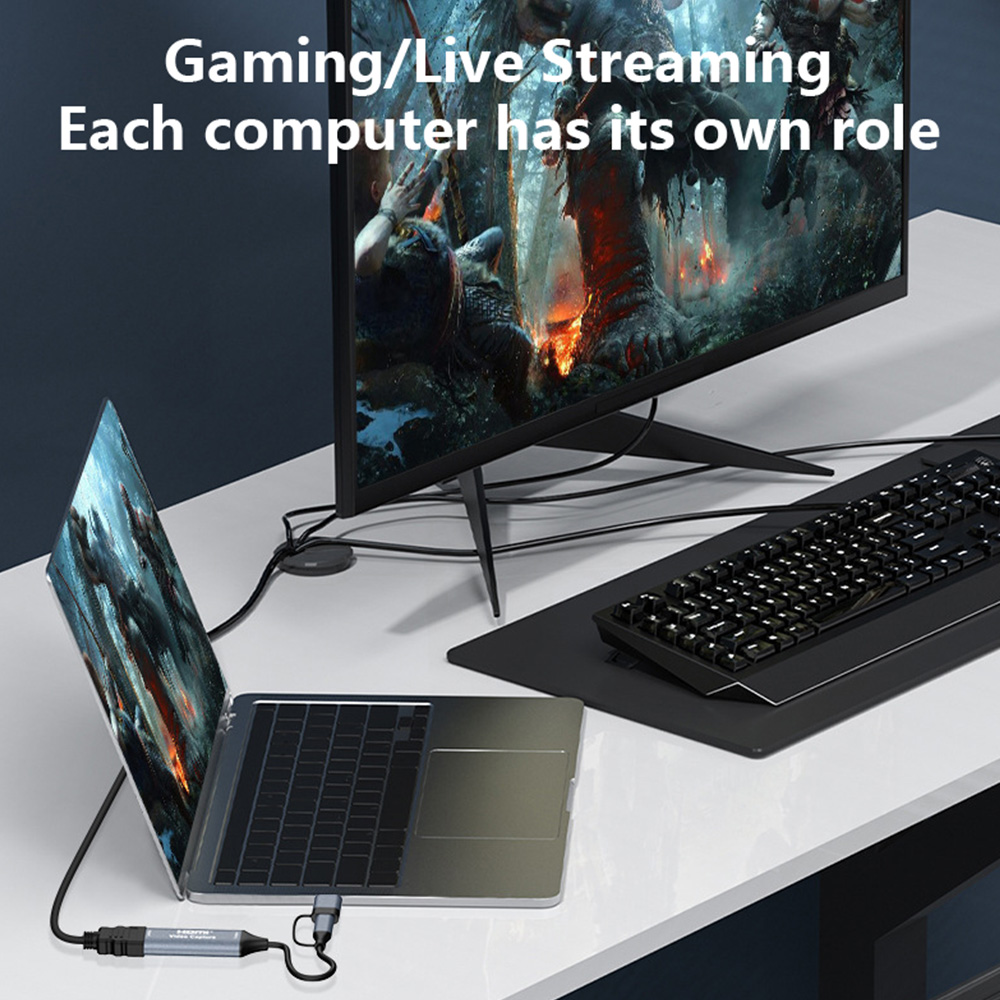 4K 2in1 USB 2.0 ビデオキャプチャカード US - Capture Card Hdmi のレビューと価格