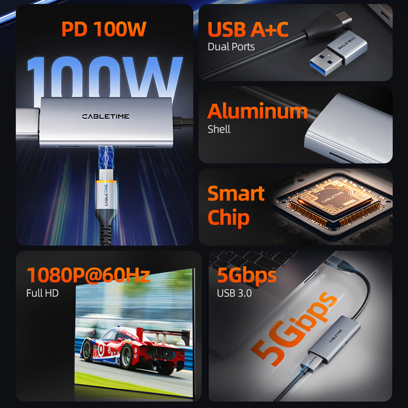 CABLETIME USB 3.0 HDMIビデオキャプチャ - Capture Card Hdmi のレビューと価格