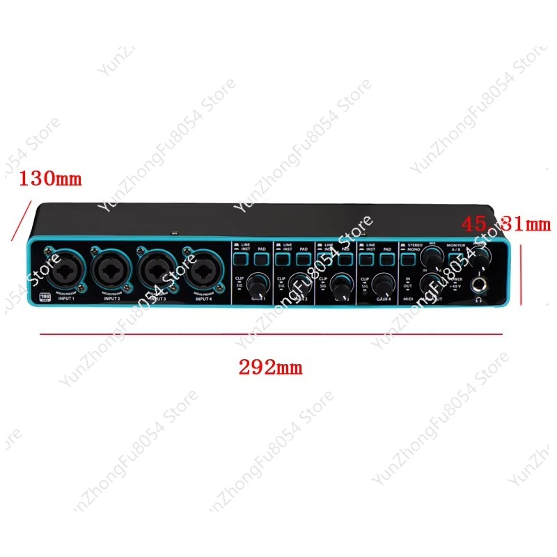 プロフェッショナル第3世代4x4 USBコンピューターオーデ - Sound Card Usb のレビューと価格