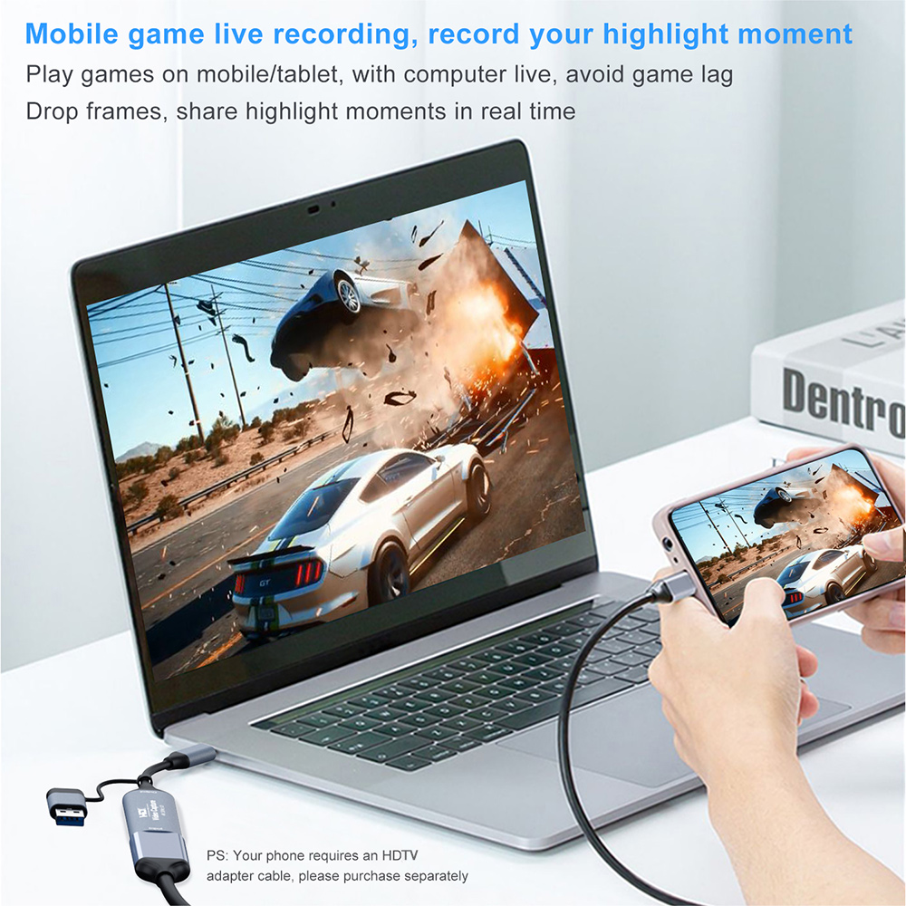 2 in 1 USB 3.0ビデオキャプチャカード 4K H - Capture Card Hdmi のレビューと価格
