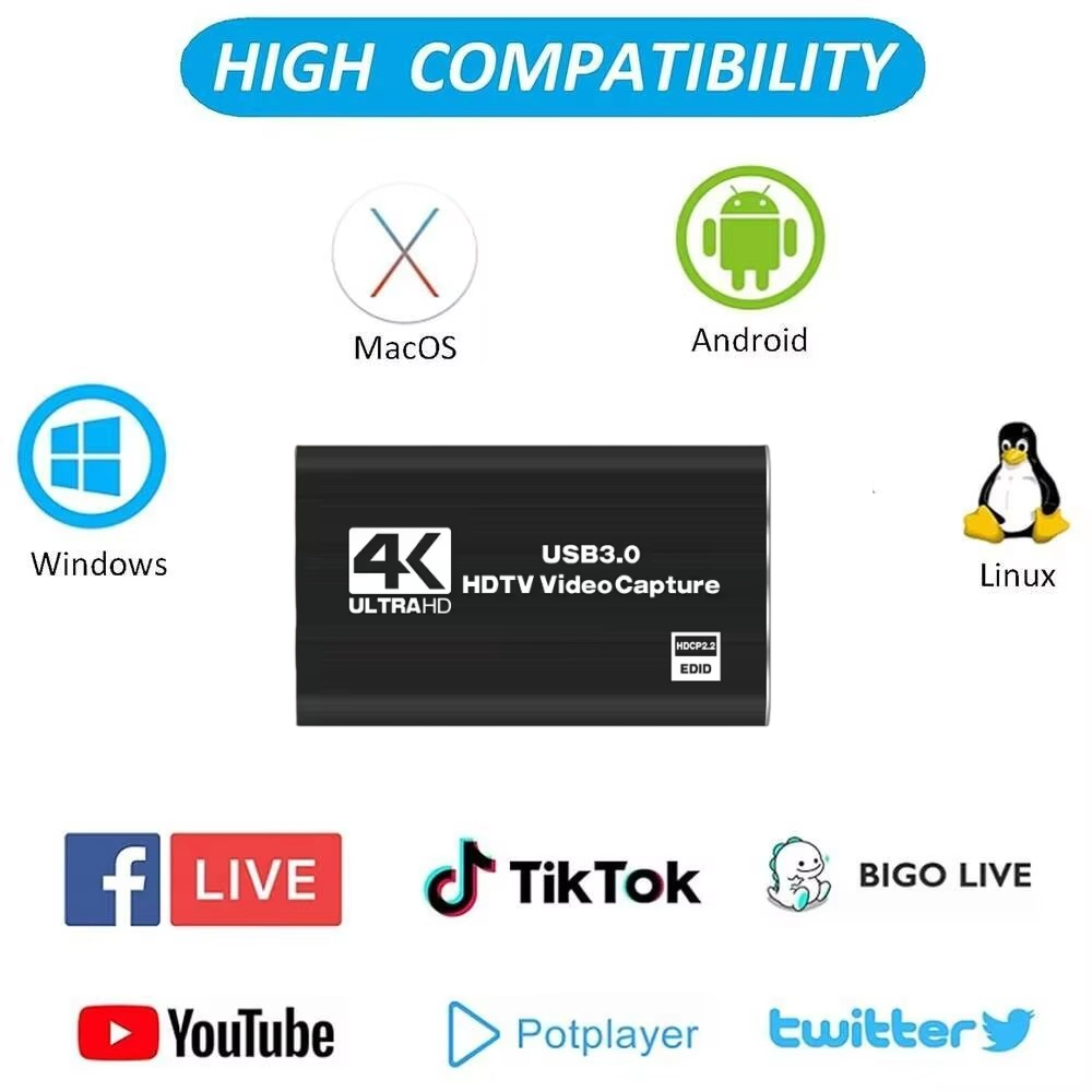 Roreta 4K USB 3.0 ビデオキャプチャカード、 - Capture Card Hdmi のレビューと価格