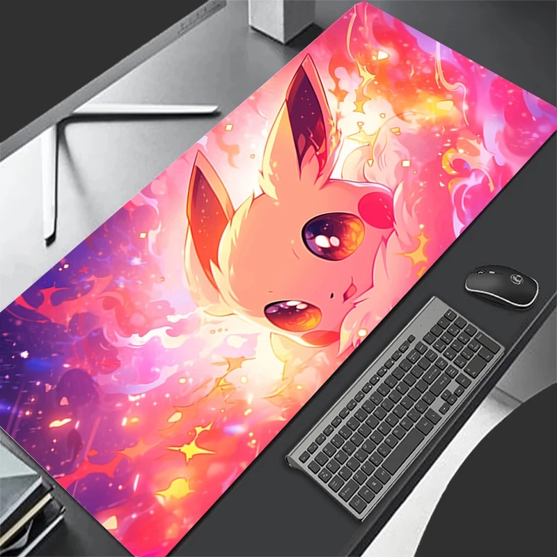 P-ポケモン イーブイ アニメ ゲーミングマウスパッド、拡張 - Pc Gaming Anime のレビューと価格