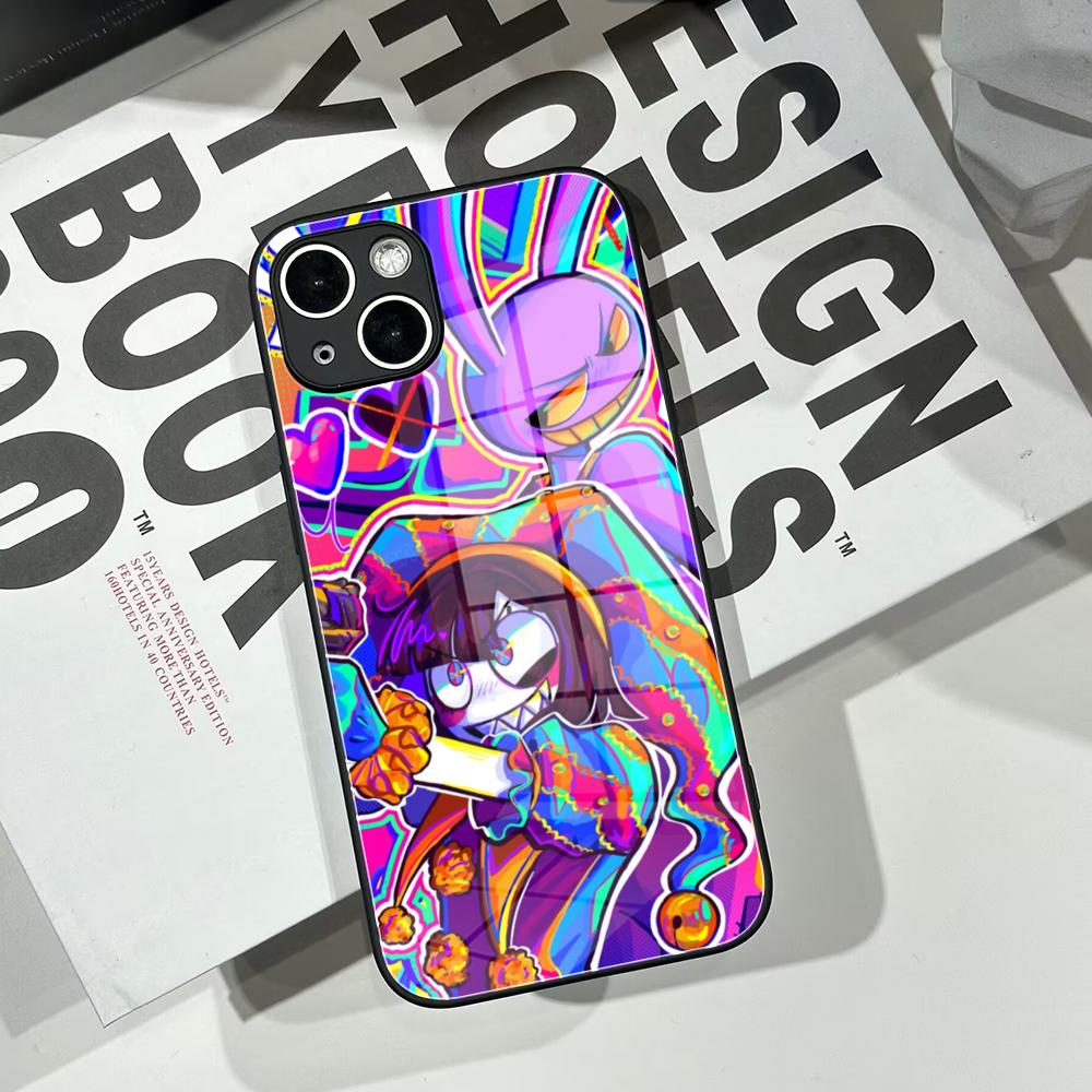 アニメ「A-アメージング・デジタル・サーカス」スマホケース  - Pc Case Tempered Glass のレビューと価格