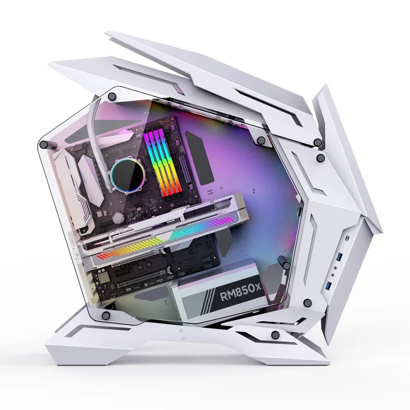 新品 ジョンボ MOD-3 ミニ ホワイト RGB ミドルタ - Pc Gaming Jonsbo のレビューと価格