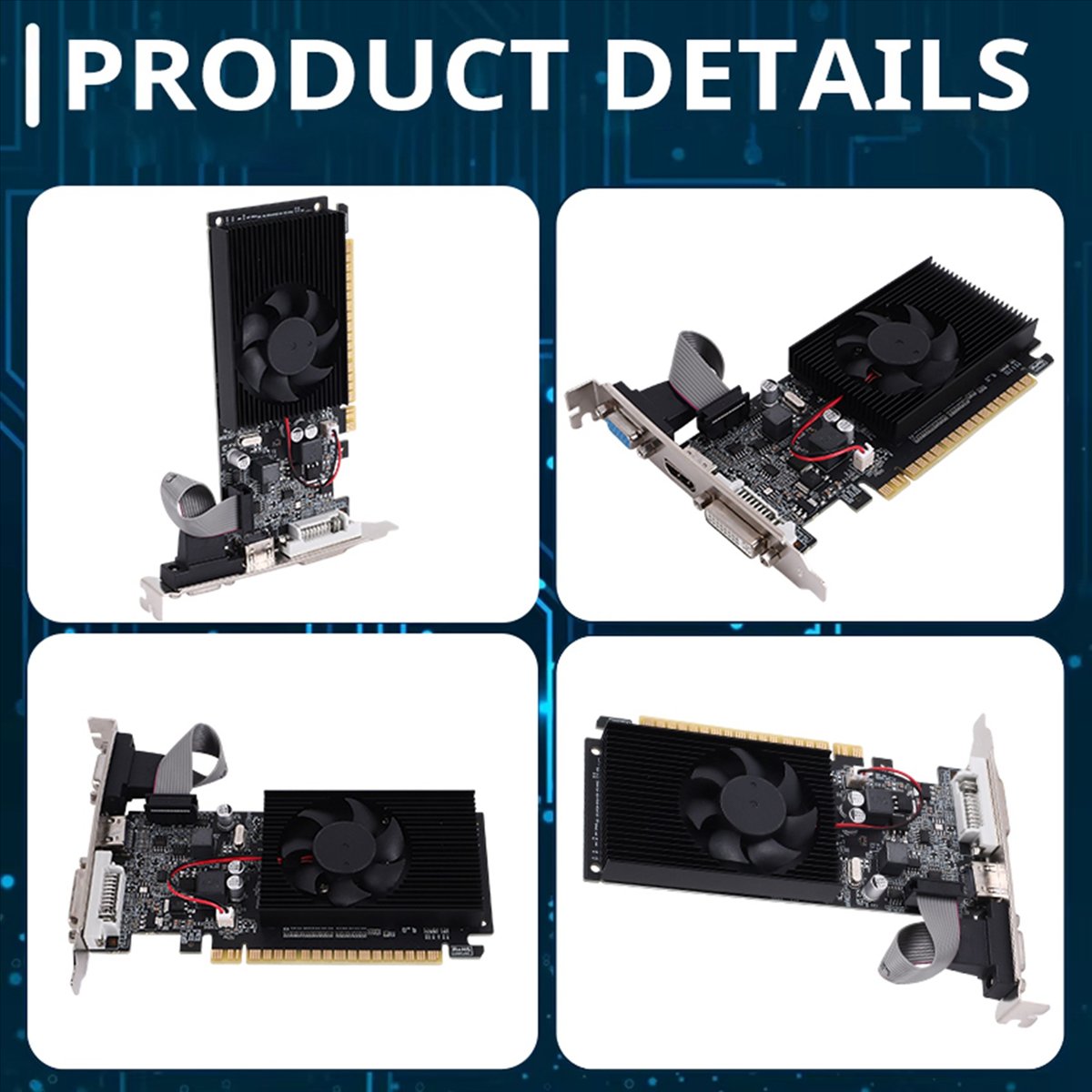 A49T GT 610 1G 超高速グラフィックスカード 1 - Pc Gaming Ultra のレビューと価格