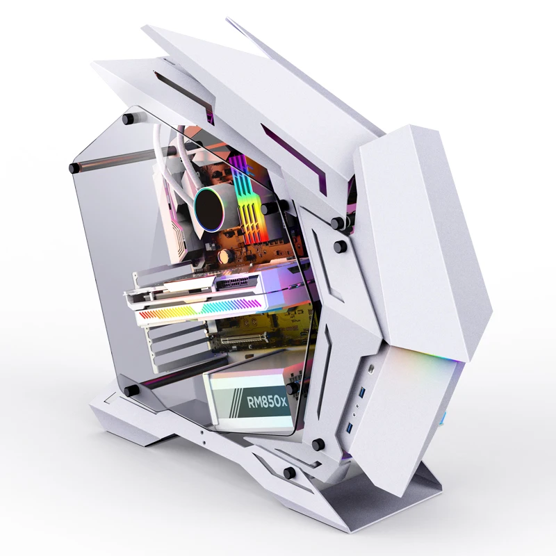 新品 ジョンズボ MOD-3 ミニ ホワイト RGB ミドル - Pc Gaming Jonsbo のレビューと価格