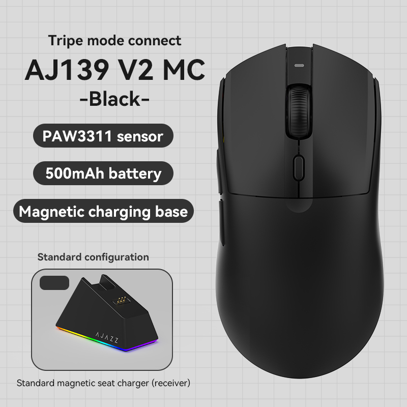 AJAZZ AJ139 V2 MC マウス トライモード ワ - Pc Gaming Ultra のレビューと価格