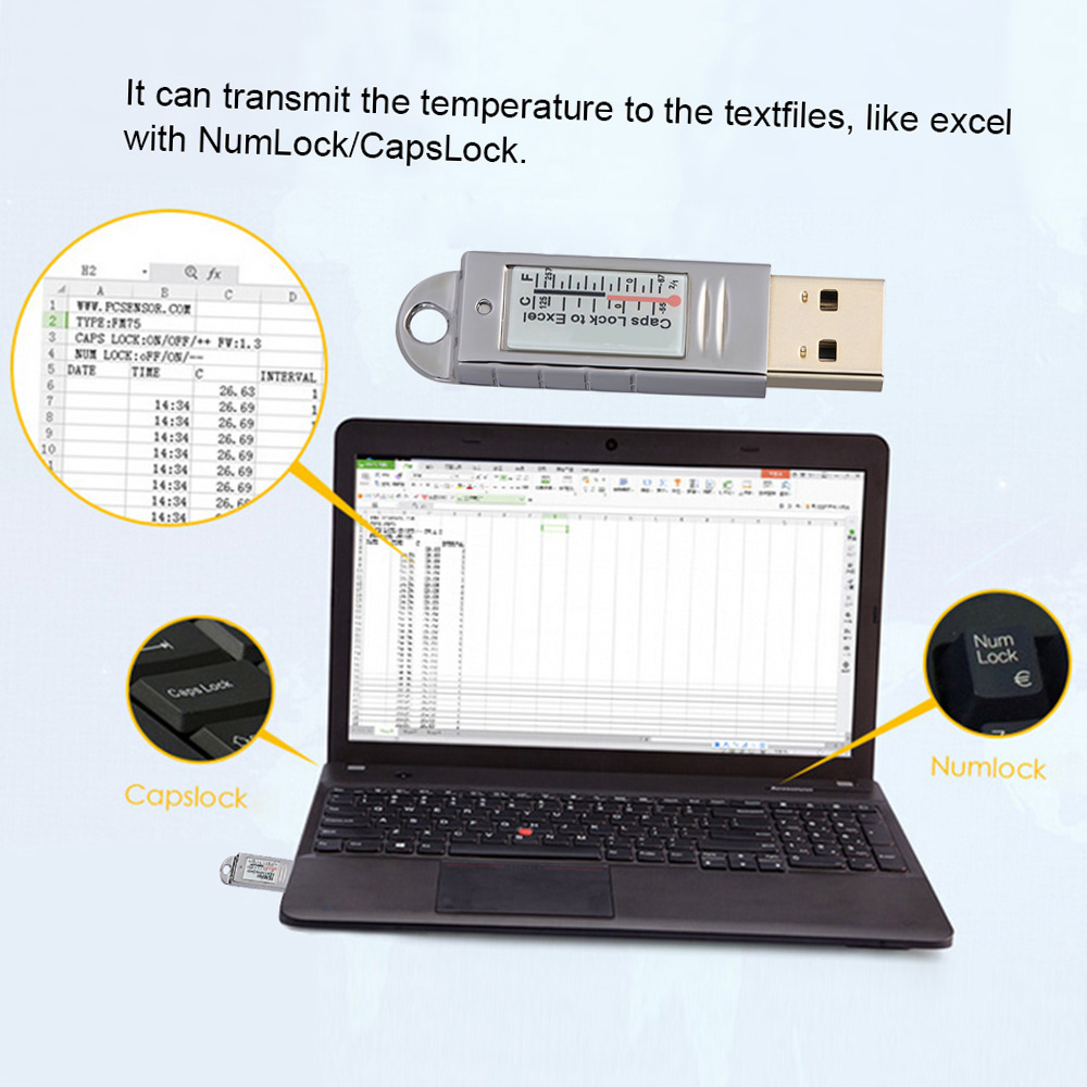 PCsensor USB 温度計 湿度計 PCsensor  - Sound Card Usb のレビューと価格