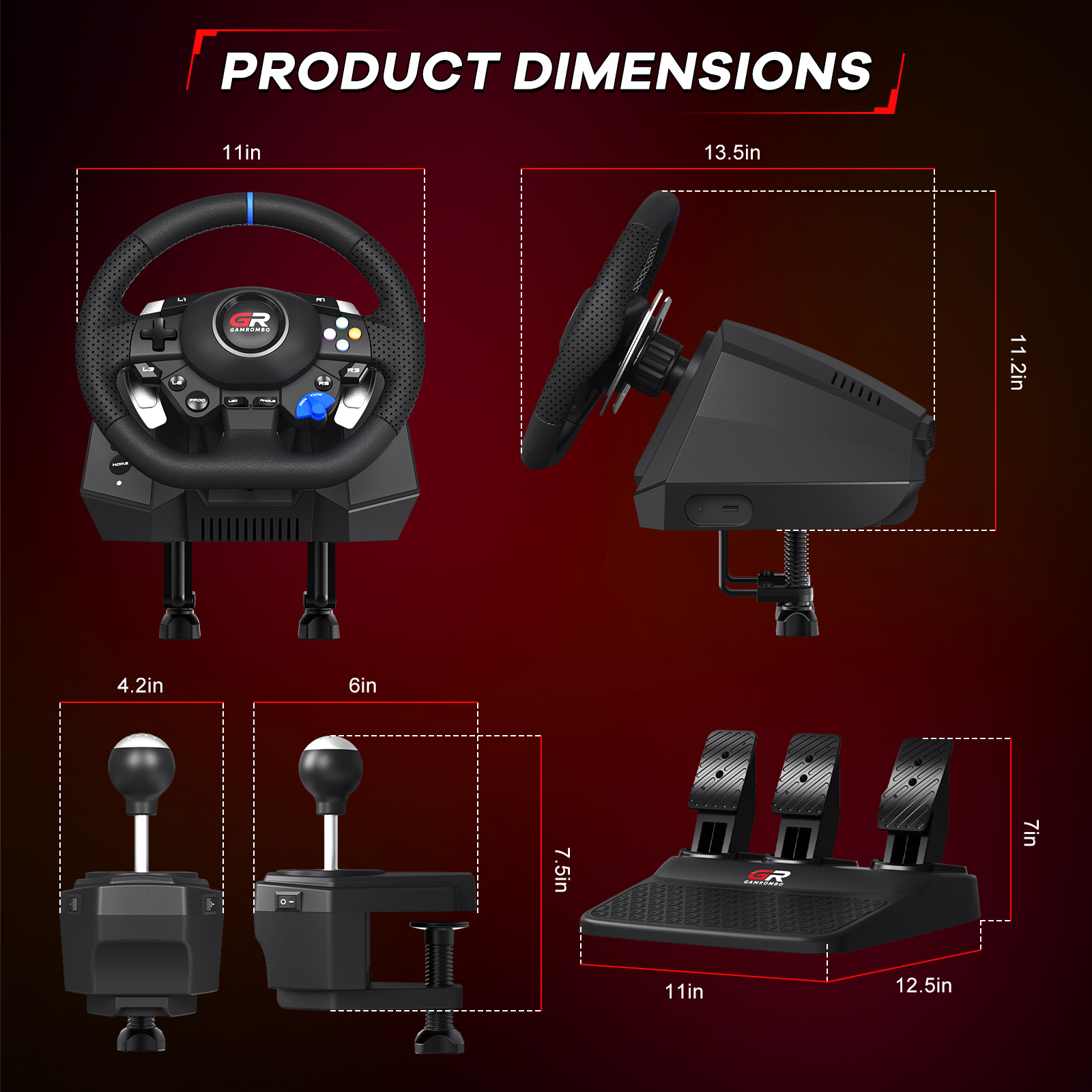 F127 ゲーミングステアリングホイール PS5/PS4/P - Pc Gaming Ps5 のレビューと価格