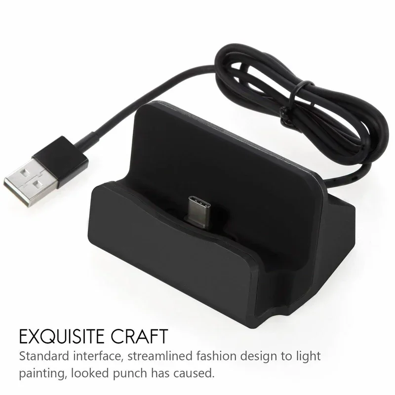 Type C USB ドック充電器 スマホホルダー iPho - Desk Cable Organizer のレビューと価格