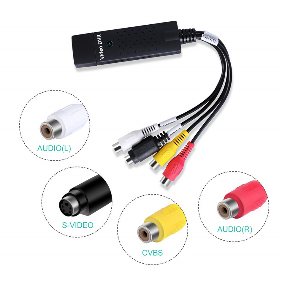 USBビデオキャプチャカード Easy Cap VHS VC - Sound Card Usb のレビューと価格