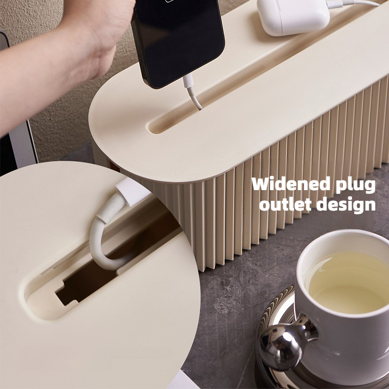 ケーブルオーガナイザーボックス - 電線を隠す、デスクをきれ - Desk Cable Organizer のレビューと価格