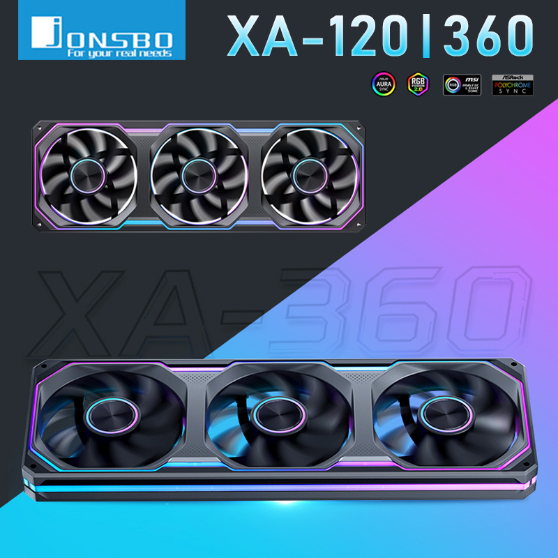 Jonsbo XA-120/240/360 PCケースファン - Pc Gaming Jonsbo のレビューと価格