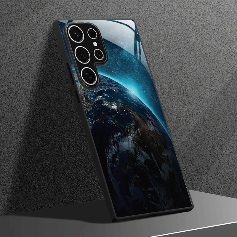 スターファンタジートラベルパターン強化ガラス製スマホケース、 - Pc Case Tempered Glass のレビューと価格