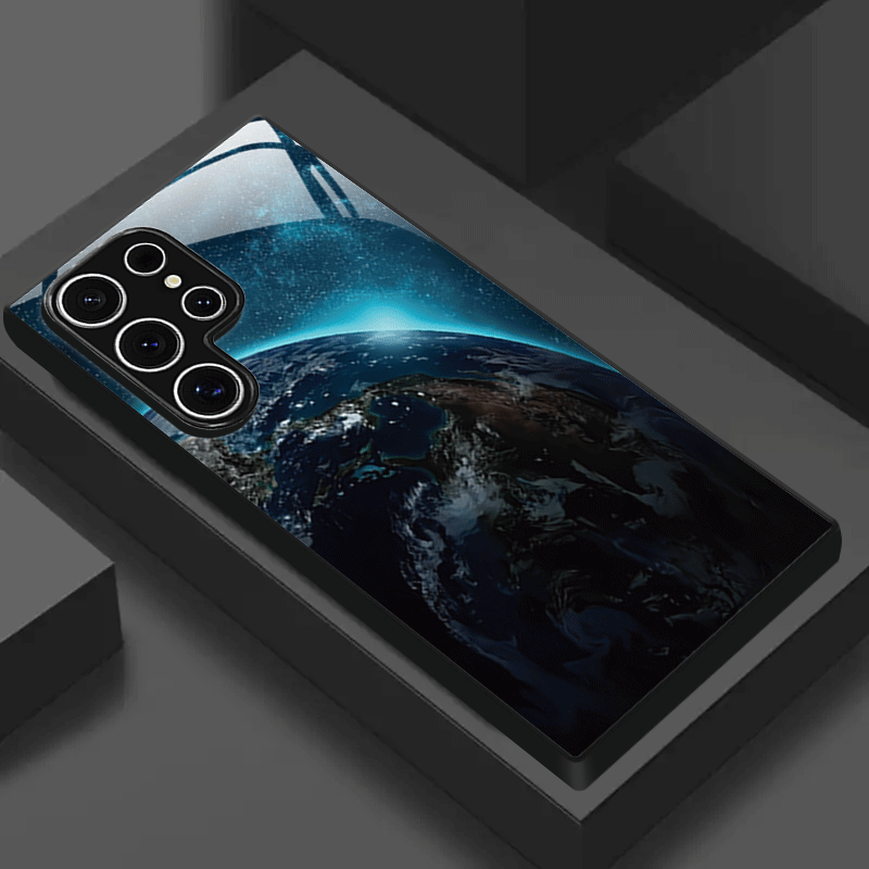 スターファンタジートラベルパターン強化ガラス製スマホケース、 - Pc Case Tempered Glass のレビューと価格